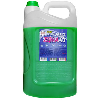 Антифриз Zzima 40 10L зеленый (8.900кг)