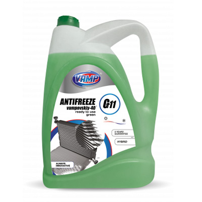 Антифриз VAMP 10L зеленый G11 (10.060кг)