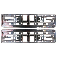 Рамка для номера никилир.2шт B037