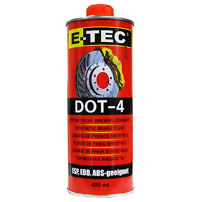 DOT-4 E-TEC 0.5L метал.кан. по 0,515 кг