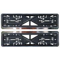 Рамка для номера LUX хром 2шт T026