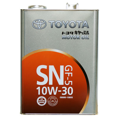 TOYOTA CASTLE MOTOR OIL SN 10W-30 4L