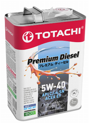 Premium Diesel  Fully Synthetic CJ-4/SN E9 5W-40 4L
