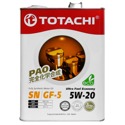 Ultra Fuel Economy Fully Synthetic SN 5W-20 4L