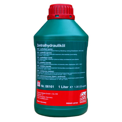 06161 Febi Central Hydraulic Fluid 1L зеленый синтетика