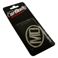 Наклейка хромированая \"MD\" T058