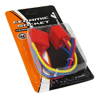 Клеммы для ламп H4 15см. с кабелем 2шт 4631