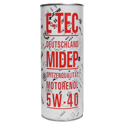 EVO 5W-40 E-TEC канистра металл. 1L