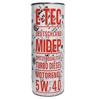 EVO-D 5W-40 CH-4/SL E-TEC канистра металл. 1L