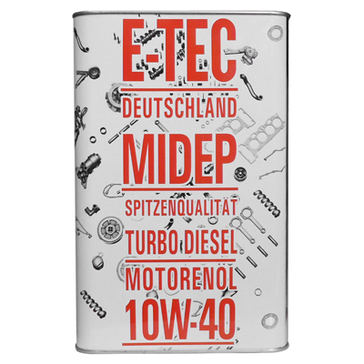 ATD 10W-40 CI-4/SL E-TEC канистра металл. 4L