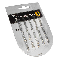 Лампа 12V 2W без цокольная №1968  20шт в уп