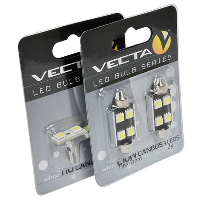 Лампа  LED T10 4led (бел,) 12V  4563