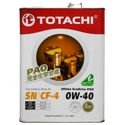 Ultima EcoDrive PAO SN/CF 0W-40 4L