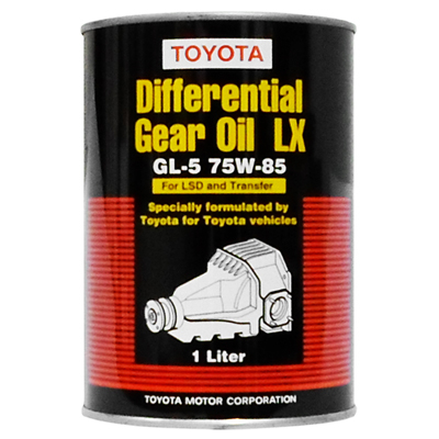 TOYOTA DIFFERENTIAL GEAR OIL LX GL-5 75W-85 1L