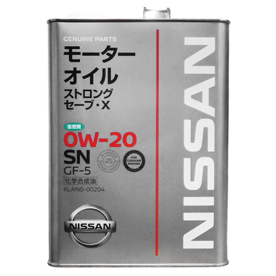 NISSAN SN STRONG SAVE X 0W-20 4L