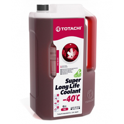 Антифриз TOTACHI SUPER LL COOLANT -40С 5L красный