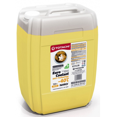 Антифриз TOTACHI EXTENDED LIFE COOLANT -40 C 10L желтый