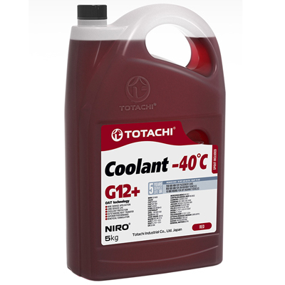 Антифриз TOTACHI NIRO COOLANT -40С 5L красный G12