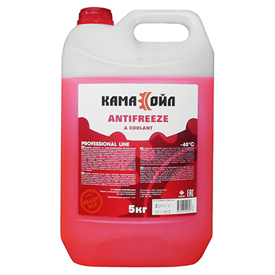 Кама Ойл Антифриз -40 красный 5кг