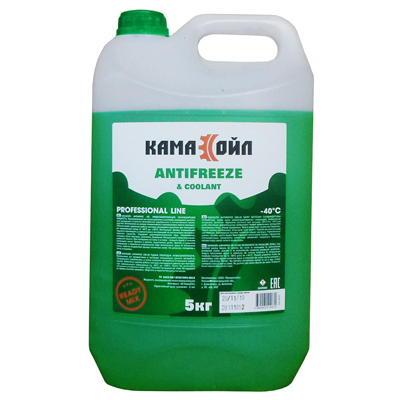 Кама Ойл Антифриз -40 зеленый 5кг