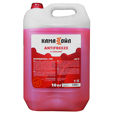 Кама Ойл Антифриз -40 красный 10кг