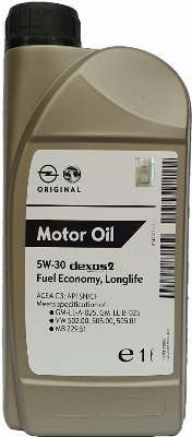 GM DEXOS 2 Longlife 5W-30  C3/A3/B4,SM/CF  1L