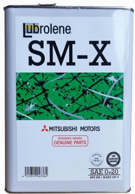 MITSUBISHI LUBROLENE  SM-X 0W-20 4L