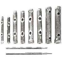 Ключи трубчатые 8-17 мм, набор 6 шт (867)