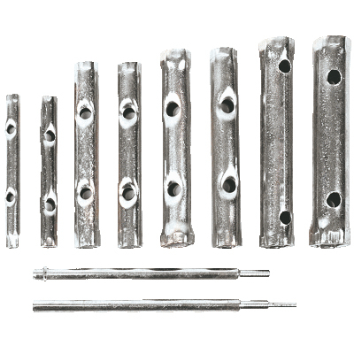 Ключи трубчатые 8-17 мм, набор 6 шт (867)