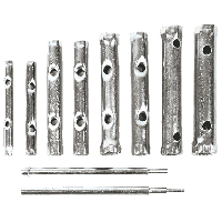 Ключи трубчатые 6-22 мм, набор 10 шт (866)