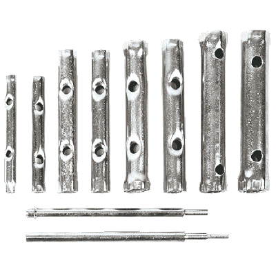 Ключи трубчатые 6-22 мм, набор 10 шт (866)