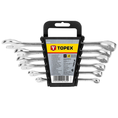 Ключи рожк-накидные 8-17мм набор 6шт (863)