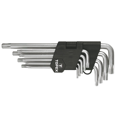 Ключи Torx T10-T50, набор 9 шт., длинные (818)