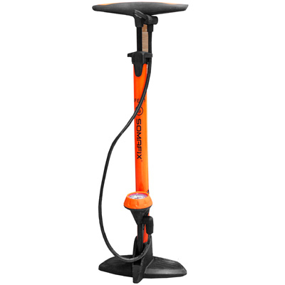 Насос ручной с манометром и подножкой (81358)