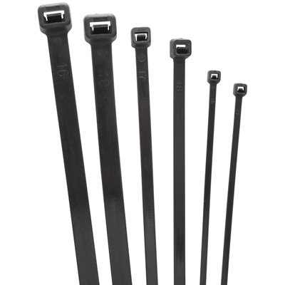 Хомуты нейлоновые 2,5*200мм, (100шт) черный (77143)