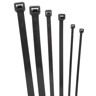 Хомуты нейлоновые 3,6*300мм, (100шт) черный (77145)