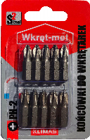 Биты для шуруповерта, PH1 x 50 мм, 10 шт (8044)