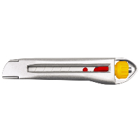 Нож с отламыв лезвием 18мм серый (1461)