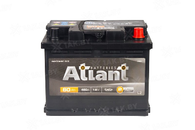 6CT 60 Ah R+ ATLANT Black