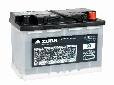 ZUBR OE 74Ah 800A R+PSL OE