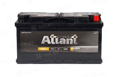 6CT 100 Ah R+ ATLANT Black
