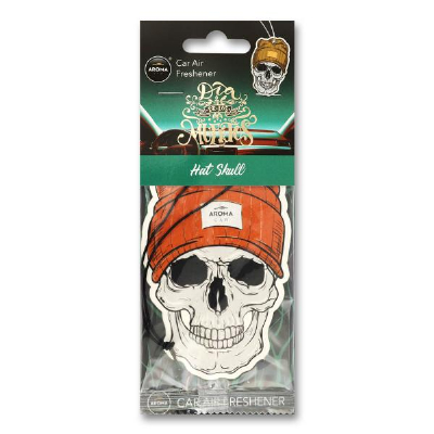 Aroma car Cellulose (hat skull) ароматиз.