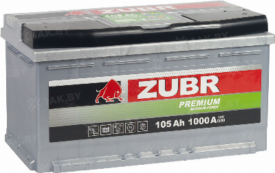 ZUBR Premium 105 Ah R+