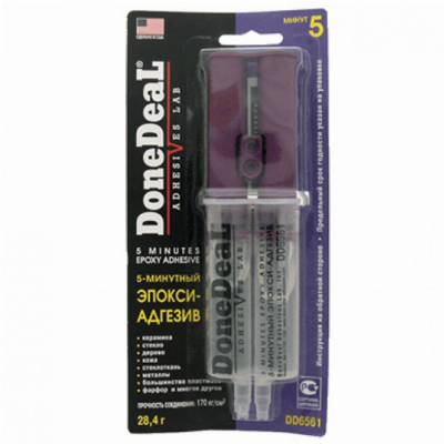 DD6561 5-минутный эпокси-адгезив 28.4g.