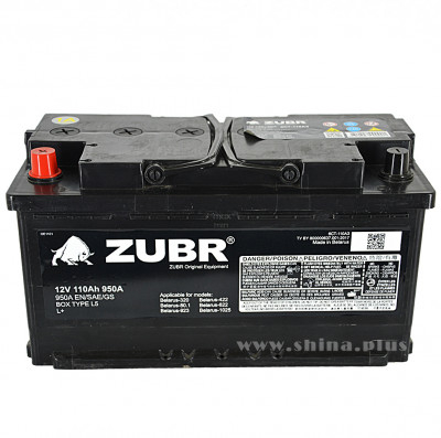 ZUBR OE 110Ah 950A 