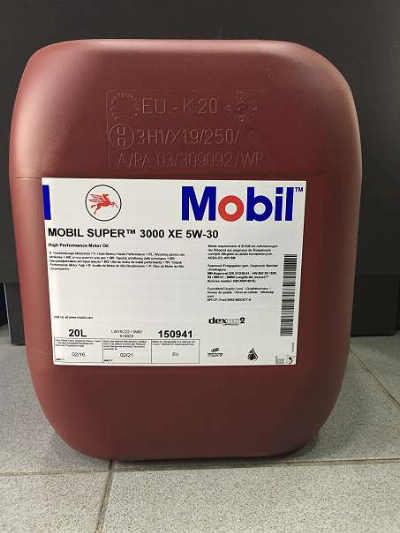 Mobil Super 3000 XE 5W-30 C3 SM/SN/SL/CF  20L