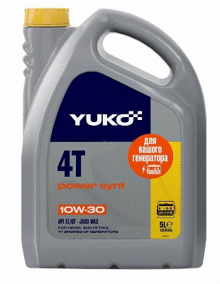 YUKO Пауэр Синт 4T 10W-30 5л п/эт
