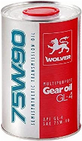 WOLVER Multipurpose Gear 75W-90 GL-4 1L ж/б