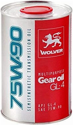 WOLVER Multipurpose Gear 75W-90 GL-4 1L ж/б
