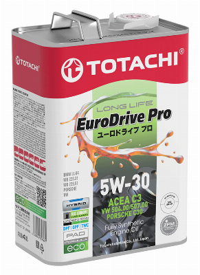 EuroDrive Pro Long Life ACEA C3  SN 5W-30 4L